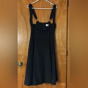 Unique Vintage suspender swing skirt